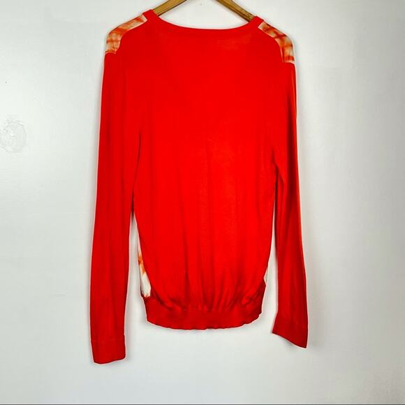 Michael Kors | Tie Dye Cardigan Sweater Orange - Picture 2 of 9